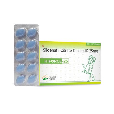 Hiforce Sildenafil Citrate Tablets Ip 25 Mg At ₹ 330 Stripe