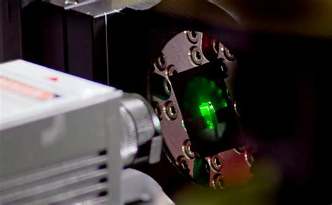 Green Laser Beam Experiment Demonstrating The Xray Diffraction ...