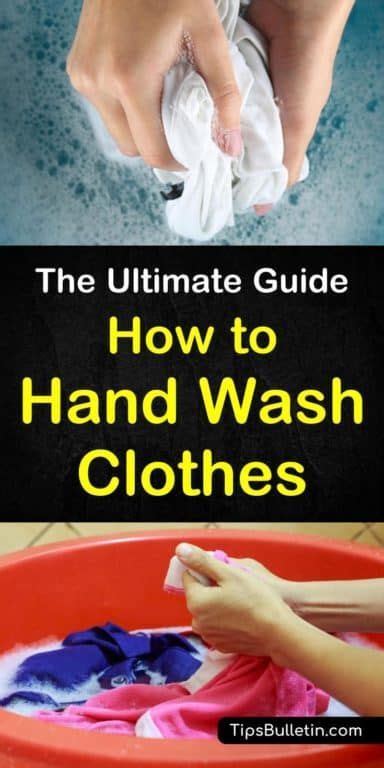 6+ Brilliant Ways to Hand Wash Clothes | Washing clothes, Handwashing ...