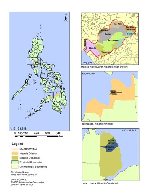 Location map of the case study sites (a) Marilao-Meycauayan-Obando ...