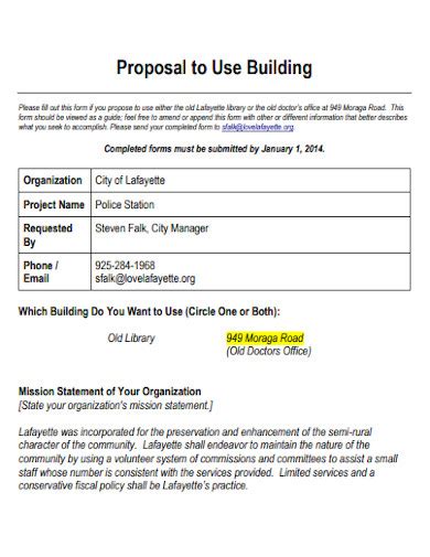 Building Proposal 10 Examples Format How To Create PDF