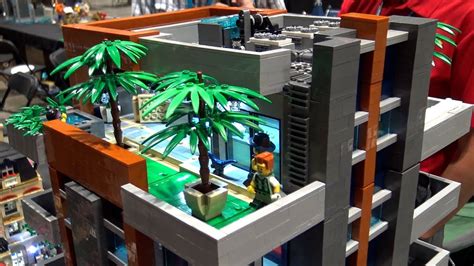 Lego Apartment Building With Full Interior Youtube