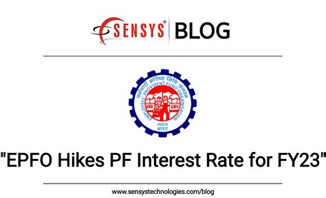 Epfo Fixes Interest Rate For Pa Sensys Blog