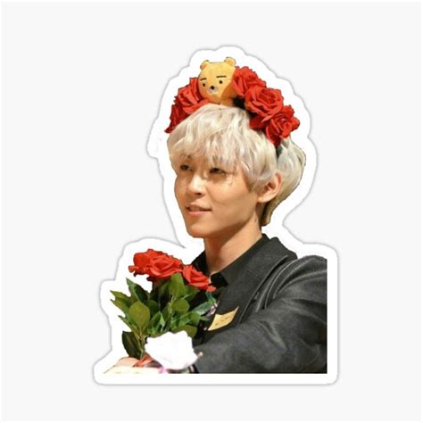 Kim Woosung Cute Face Sammy The Rose Band Kpop Sticker For Sale By