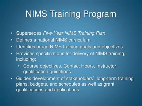 Ppt National Incident Management System Nims Update Powerpoint