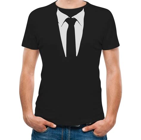 Printed Tee Shirt Design Printed Suit And Tie Tuxedo Mens T Shirt Circle