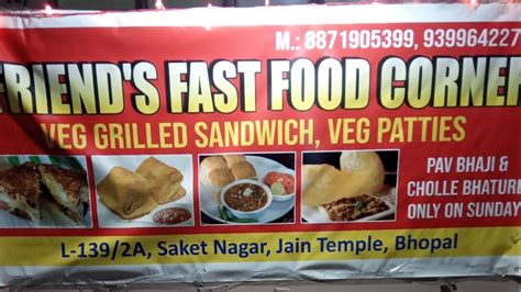 Menu At FRIENDS FAST FOOD CORNER Bhopal