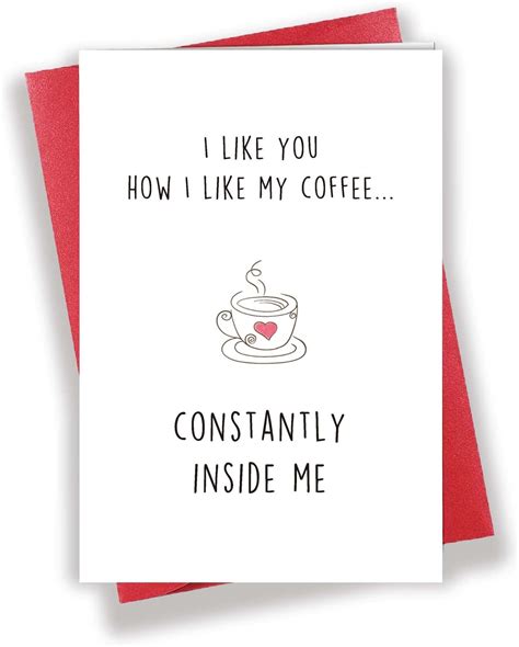 Amazon Longkado Funny Valentines Day Card For Husband Boyfriend