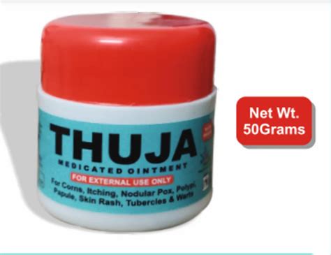 50g Thuja Homeopathic Ointment For Clinical Packaging Type Bottle At