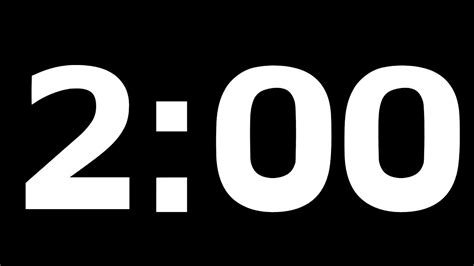 2 Minute Countdown Timer Youtube