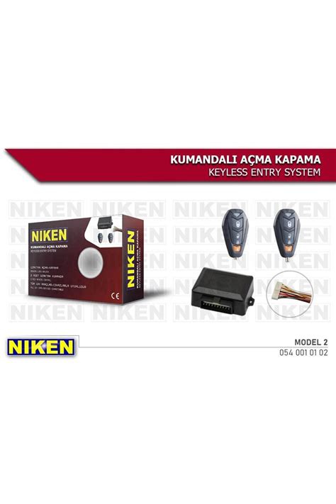 Niken Uzaktan Kumandalı Merkezi Kilit Için Açma Kapama Seti 12v Model 2