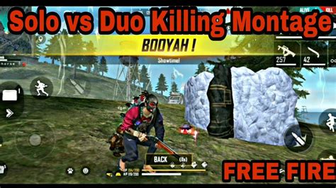 Free Fire Solo Vs Duo Gameplay Rank Highlights Youtube