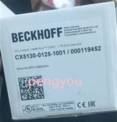 Cx Beckhoff Pc Modules Brand New Fast Shipping Fedex Dhl