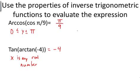 Compositions Of Trigonometric Functions Example