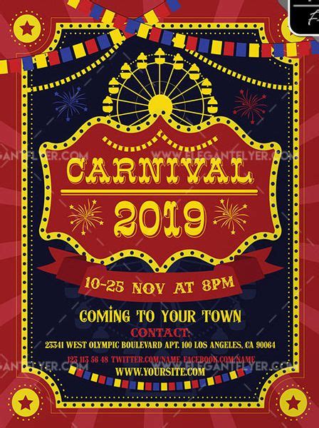 Carnival Free Psd Flyer Template Psdflyer