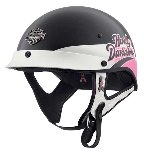 Harley Davidson® Womens Pink Label M04 Half Helmet Pearlized Gloss