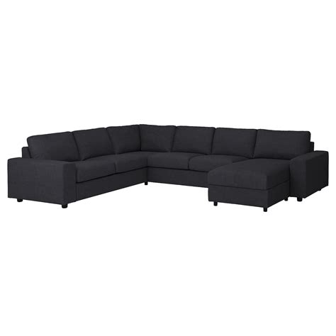 Vimle Corner Sofa 5 Seat W Chaise Longue With Wide Armrestshillared