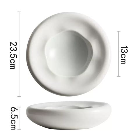 Assiette Rond Creuse Porcelaine