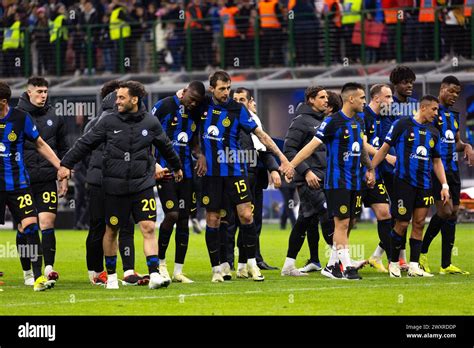 L R Benjamin Pavard Alessandro Bastoni Hakan Calhanoglu Marcus