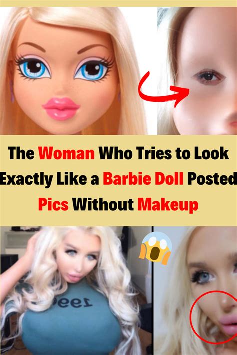 The Woman Who Tries To Look Exactly Like A Barbie Doll Posted Pics