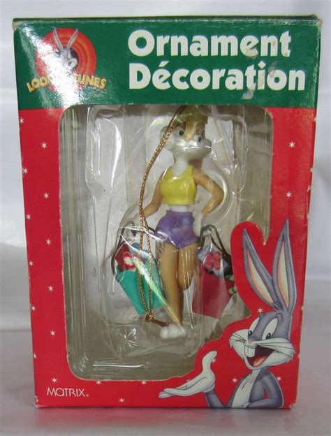 1998 Looney Tunes Bugs Girl Lola Bunny Rabbit Christmas Shopping