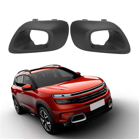 Car Pair Fog Light Bezel Cover Fog Lamp Trim For C