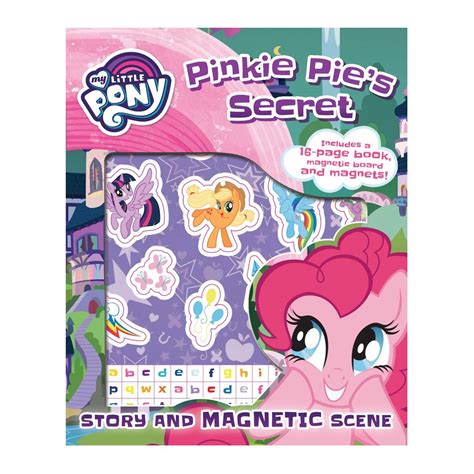 My Little Pony Pinkie Pies Secret With Storybook Magnetic Board