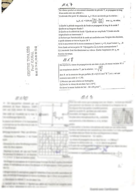 Solution Exercices Difficile Propagation D Une Onde Lumineuse Studypool