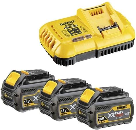 Dewalt Dcb118T3 Zestaw Xr Flexvolt 54V Ładowarka Dcb118 18V 3X6 0Ah