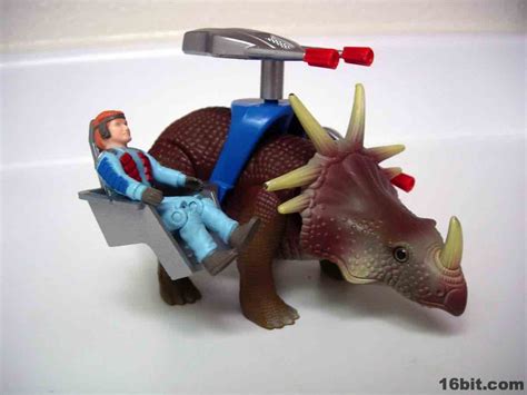 16bit.com Figure of the Day Review: Tyco Dino-Riders Styracosaurus Action Figure