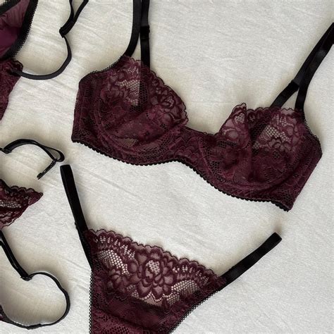 Transparent Lingerie Etsy