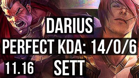 Darius Vs Sett Top M Mastery Legendary Solo Kills