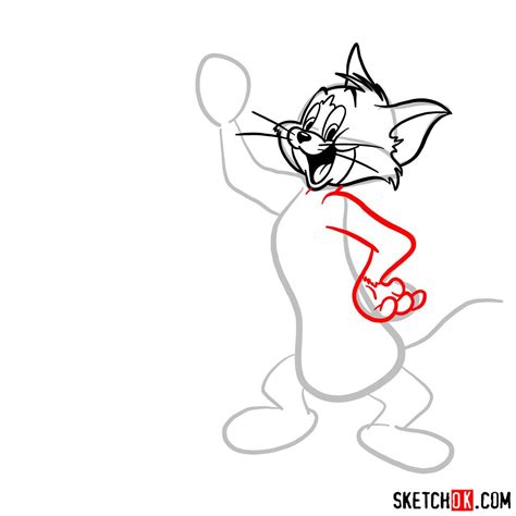 How To Draw Tom And Jerry Cartoon Step By Step Tutorial For Beginners