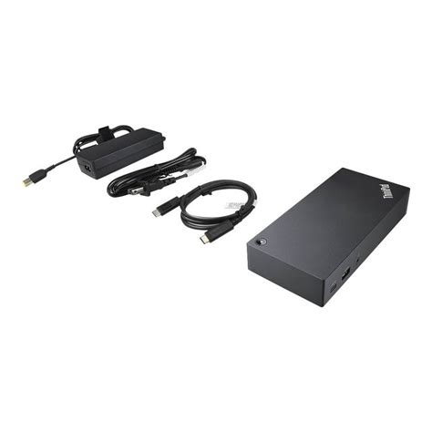 Lenovo ThinkPad USB-C Dock - Docking station - USB-C - VGA - GigE - 90 ...