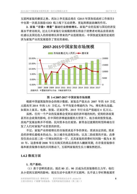 《2015 2017中國家裝網際網路化行業策略白皮書》出爐 每日頭條