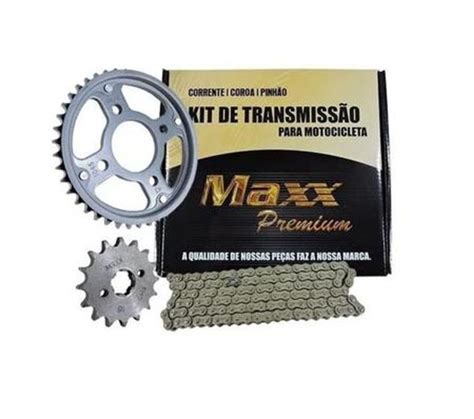 Kit Relação Cg 150 Titan Sem retentor Transmissão Fan 150 maxx Kit