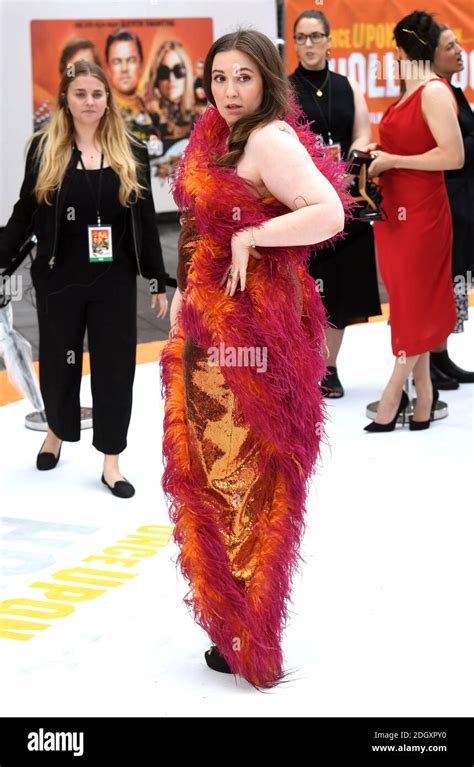 Lena Dunham attending the Once Upon A Time... In Hollywood UK Premiere ...