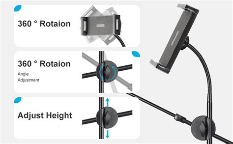 Amazon Pph Sisy Boom Mic Stand In Microphone Stand Floor With