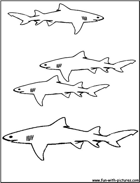 Lemon Shark Coloring Page