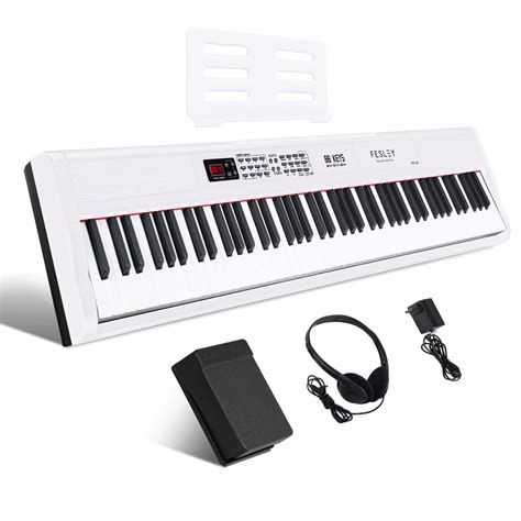 Fesley Piano Keyboard 88 Keys Full Size Digital Piano Keyboard