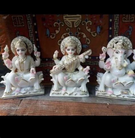 Marble Laxmi Ganesh Saraswati Statue At Rs 21000 KHAS MOHALLA ALWAR