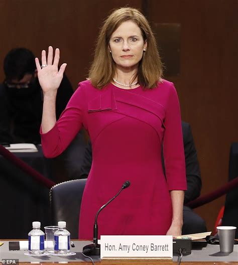 How Amy Coney Barrett dressed to impress women at SCOTUS hearings ...