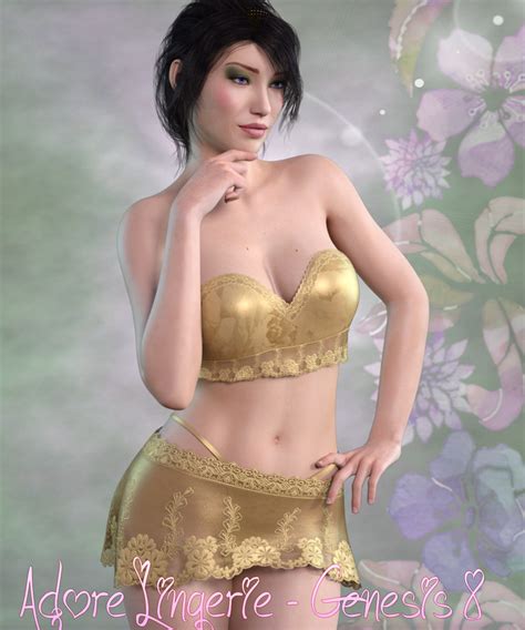 DLOAD Adore Lingerie Genesis Daz Studio