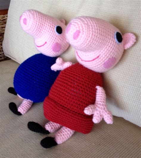 My Peppa And George Pig Crocheted For My Grandchildren Crochet