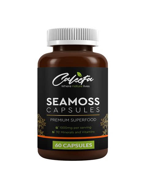 SEAMOSS ORGANIC VEGAN CAPSULES (60) | Caleefa