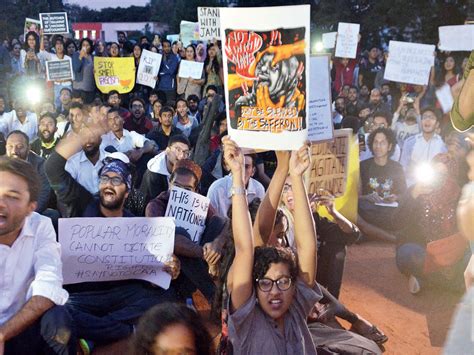 Anti Caa Stir Bengaluru Students Thronged To Protest Against Caa Nrc