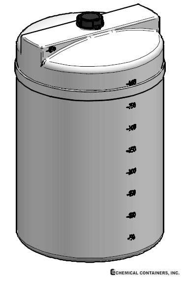 Cci Gallon Polyethylene Vertical Tank D X H