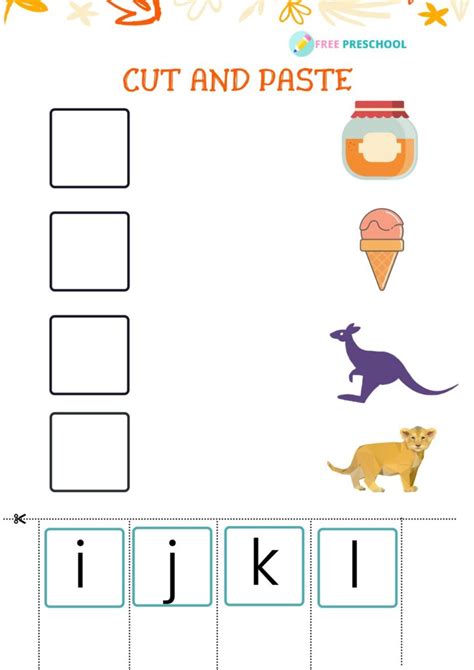 Cut And Paste Worksheets For Preschool Free Preschool