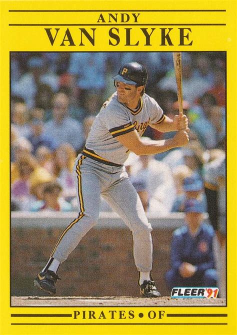 1991 Fleer 53 Andy Van Slyke Trading Card Database