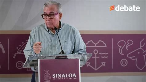 El Gobernador De Sinaloa Rub N Rocha Moya Dijo Que No Tiene Temor A